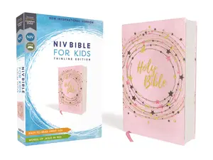 NIV, Bible for Kids, Flexcover, Pink/Gold, Red Letter, Comfort Print: Thinline Edition by Zondervan [Paperback Book]