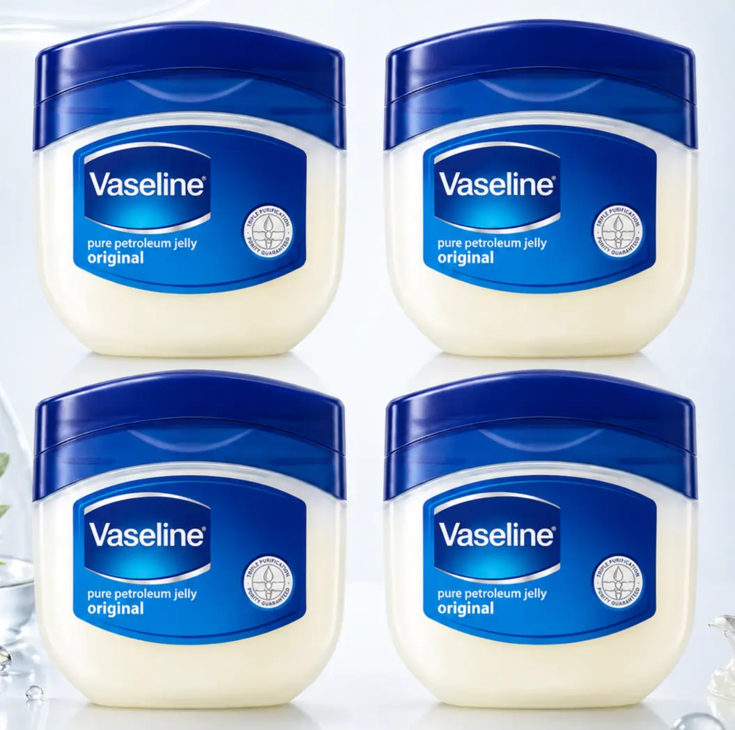 Vaseline Original Pure Petroleum Jelly Value Bundle (50ml/1.7oz) - Triple-Purified Body Care Skin Protectant, Gentle Sensitive Skin Repair, Rich Conditioning Moisture Body Moisturizer Multipack Set, Cuticles, Beauty Products, Cracked Heels
