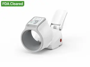 New Upper Arm Blood Pressure Monitor for Home Use, Large Backlit LCD, Automatic Cuff Expands to 7.1"-16.5", One-Touch Barrel-Type Blood Pressure Monitors, Dual User 99x2 Memory, Pearl summergarden