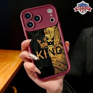 Cool Money King Aesthetic Cash-Themed Smartphone Case, Slim Shockproof Anti-Drop Durable TPU Cover for iPhone 17,16,15,14 Pro Max,13,12,11,XR,XS Plus,Air – Cellphone Handheld Accessories