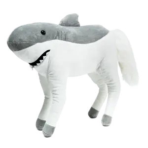 Randimals Horse Shaped Shark Plush Stuffed Toy 15”, Soft & Huggable, Premium Quality Hybrid Animal Friend Encourages Adventure & Imagination