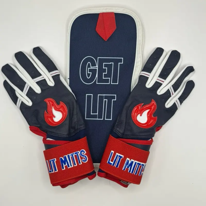 Lit Mitts Freedom Flame Batting Gloves Lit Mitts Freedom Flame Batting Gloves