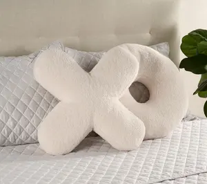 Set of 2 18" Boucle XO Pillows by Mally Roncal