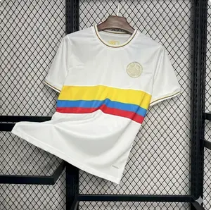 [Hot Sale] - Colombia 100 Year Anniversary Jersey 2024- White - Full Print Logo