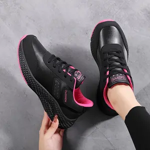 [Waterproof Running] Women's Black Waterproof Running Shoes |   Sizes 5-10 |   PHYLON Sole & Breathable Mesh Lining |   Non-Slip, Lightweight, All-Season |   Casual Sneakers |   Low Tops