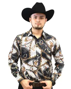 VS100L - FPMSFP - Y-423-3 - White - Vaquero Signature Fashion Printed Shirt