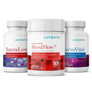 Juvenon Leg & Foot Protocol - Natural Dietary/Fitness Blood Flow Supplement for Healthy Circulation and Nerve Support - Edible Healthcare Vitamin