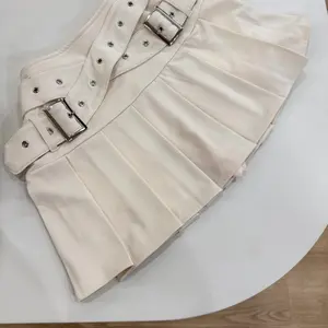 Cream Skirt (built in shorts)
