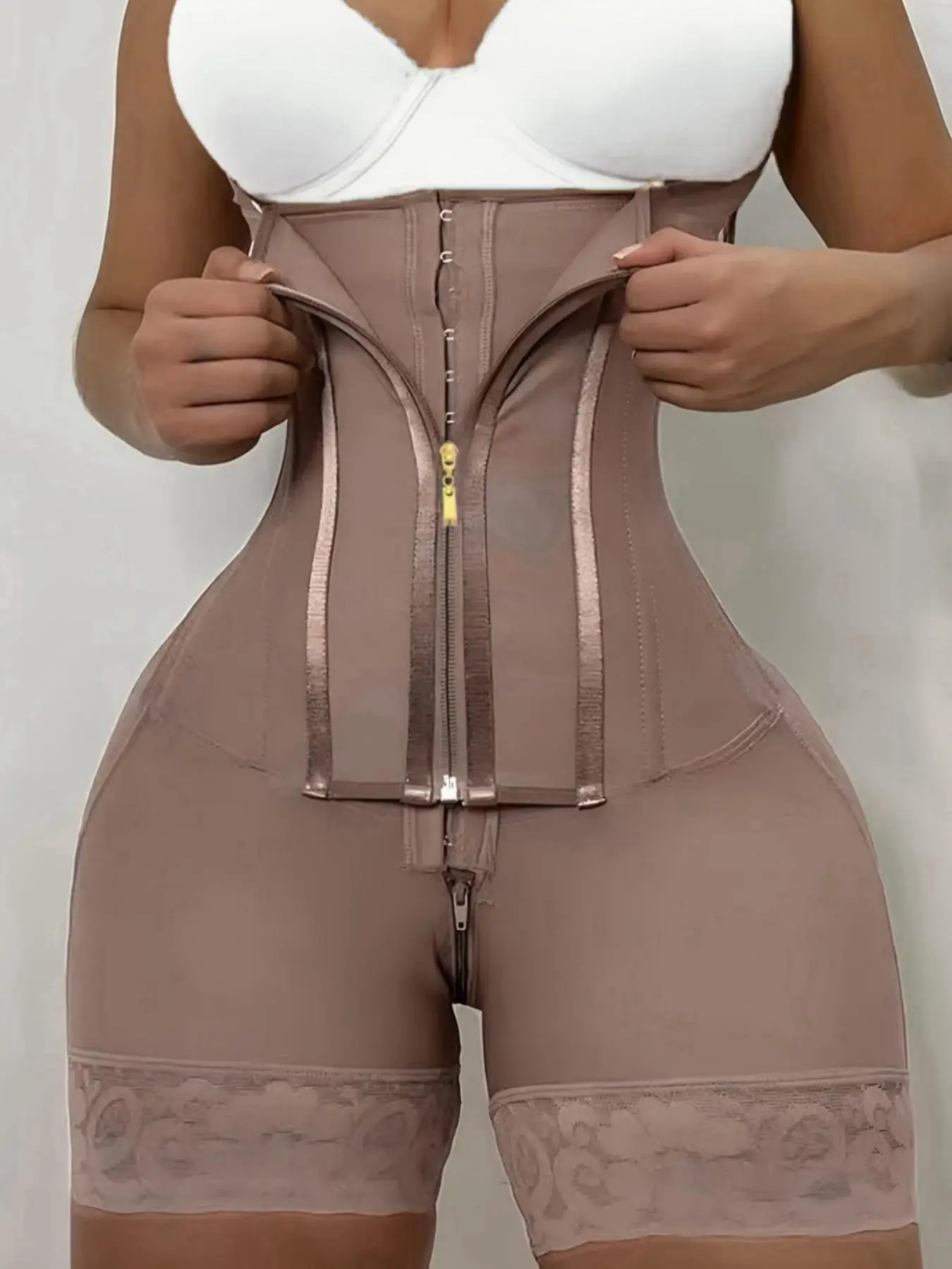 Adjustable Waist Shaperwear Bottoms, Comfort Fajas, Butt Lifting And Tummy Control High Waist Shaper Shorts, Waist Trainer, Body Shaper With Zipper, Colombian Shapewear, High Compression Shapewear, Daily Wear & gym
