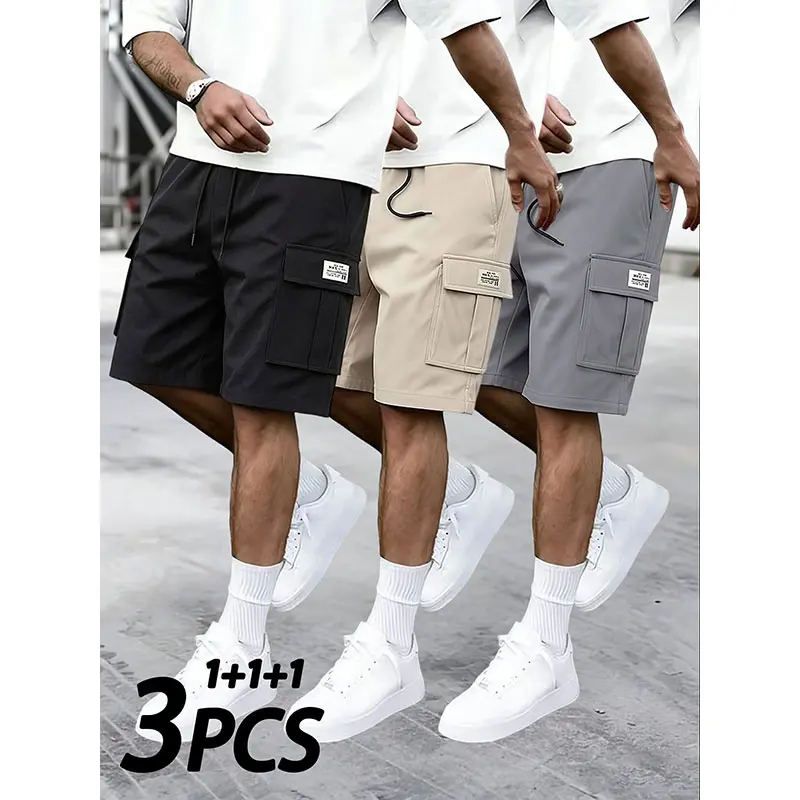 Black + Khaki + Dark Gray