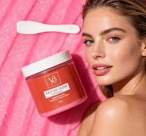 VB BLANQUEACULOS AZUCAR GLOW Exfoliant & Brightening Sugar Scrub Hydrating Exfoliating Facial Cleanser for Smooth Skin 100g Daily Cleansing