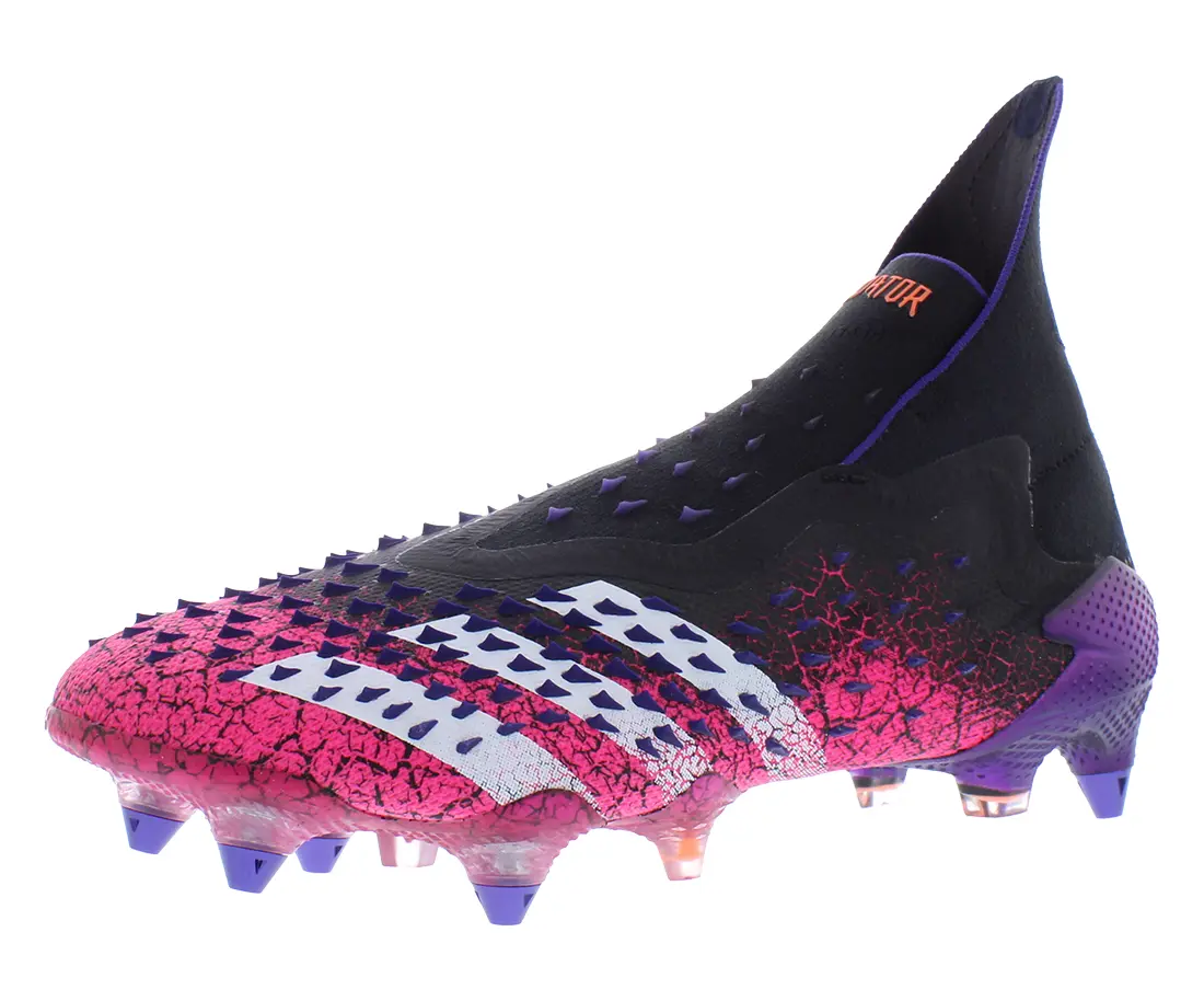 Adidas Predator Freak+ Men's Laceless Soft Ground Soccer Cleat, Professional Football Footwear with Traction Studs, Football Cleats