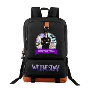 Wednesday Adams  Unisex Backpack with Laptop Compartment – Large Capacity Travel & Commuting Bag for Camping, Perfect Birthday Gift for Friends & Family 17.3‘’*11.4”