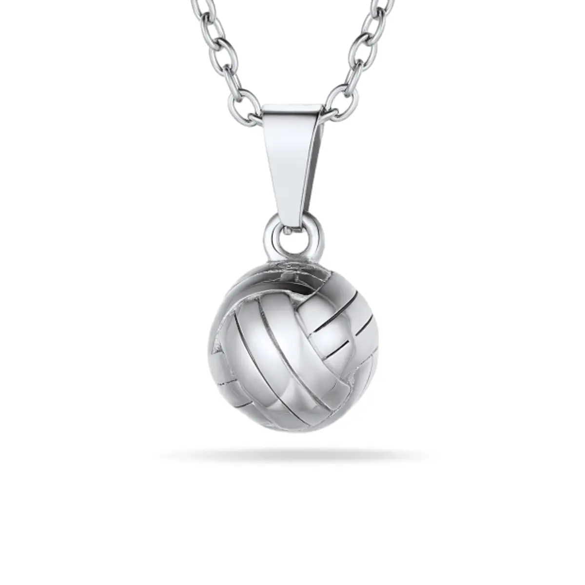 PROSTEEL Volleyball Pendant Necklace Stainless Steel Sport Fan Chain Necklaces Jewelry Unisex For Men Women with Gift Box