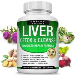 Toplux Liver Cleanse Detox & Repair Supplement - Support Overall Health