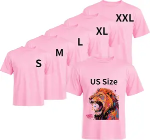 Joyclub 5 PCS Unisex Sublimation Blanks Bulk Polyester T Shirts for Sublimation Crew Neck Short Sleeve Wholesale DIY Gifts