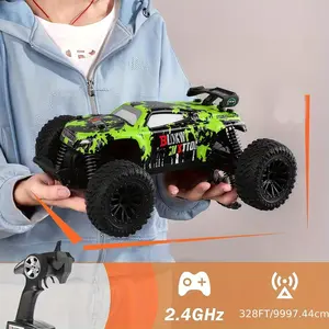 Off-road toy car, 2.4 GHz dual-motor power system, all-terrain off-roader, rugged and durable design, non-slip tires, boys’ toy car, fun toy model — birthday gift, Easter gift, Christmas gift