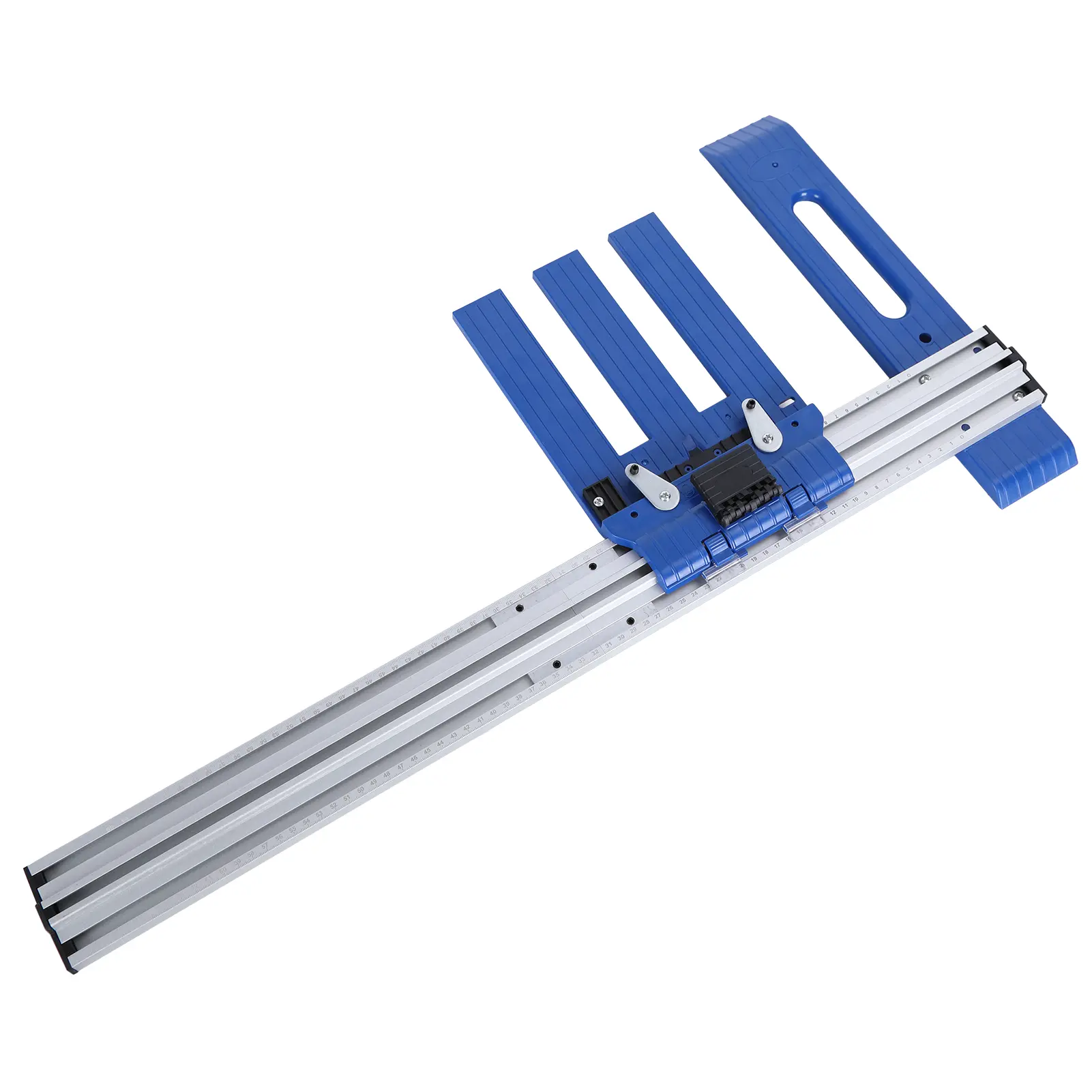 Adjustable Circular Saw Guide Rail with Clamps - 0-65cm Adjustable Guide, H:3cm/1.18", Portable Jig, Versatile Compatibility with Most Saws, Woodworking Precision Cutter Converter for Panels, DIY Projects, Decorators