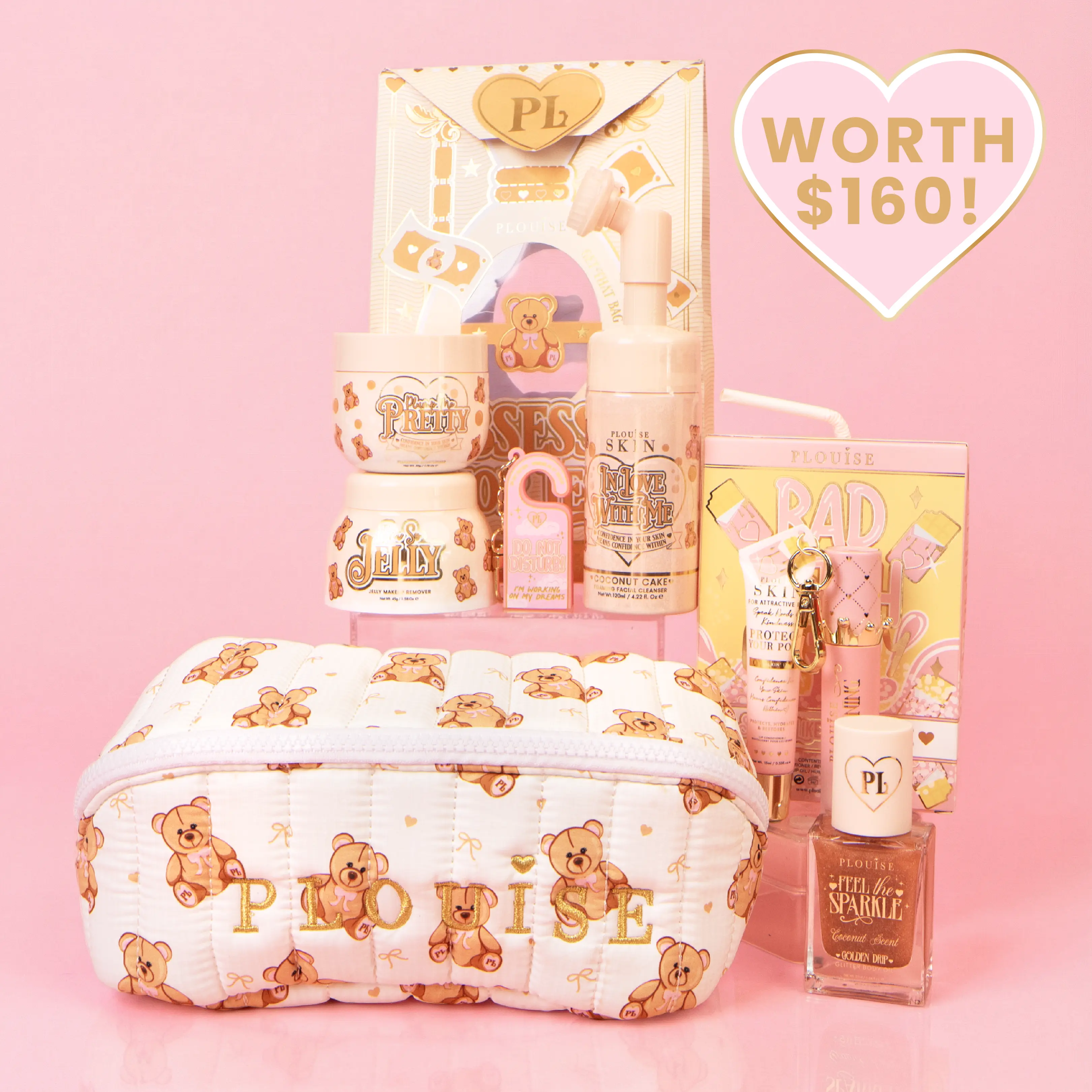 P.Louise Wrapped in Teddy Self-Care Set