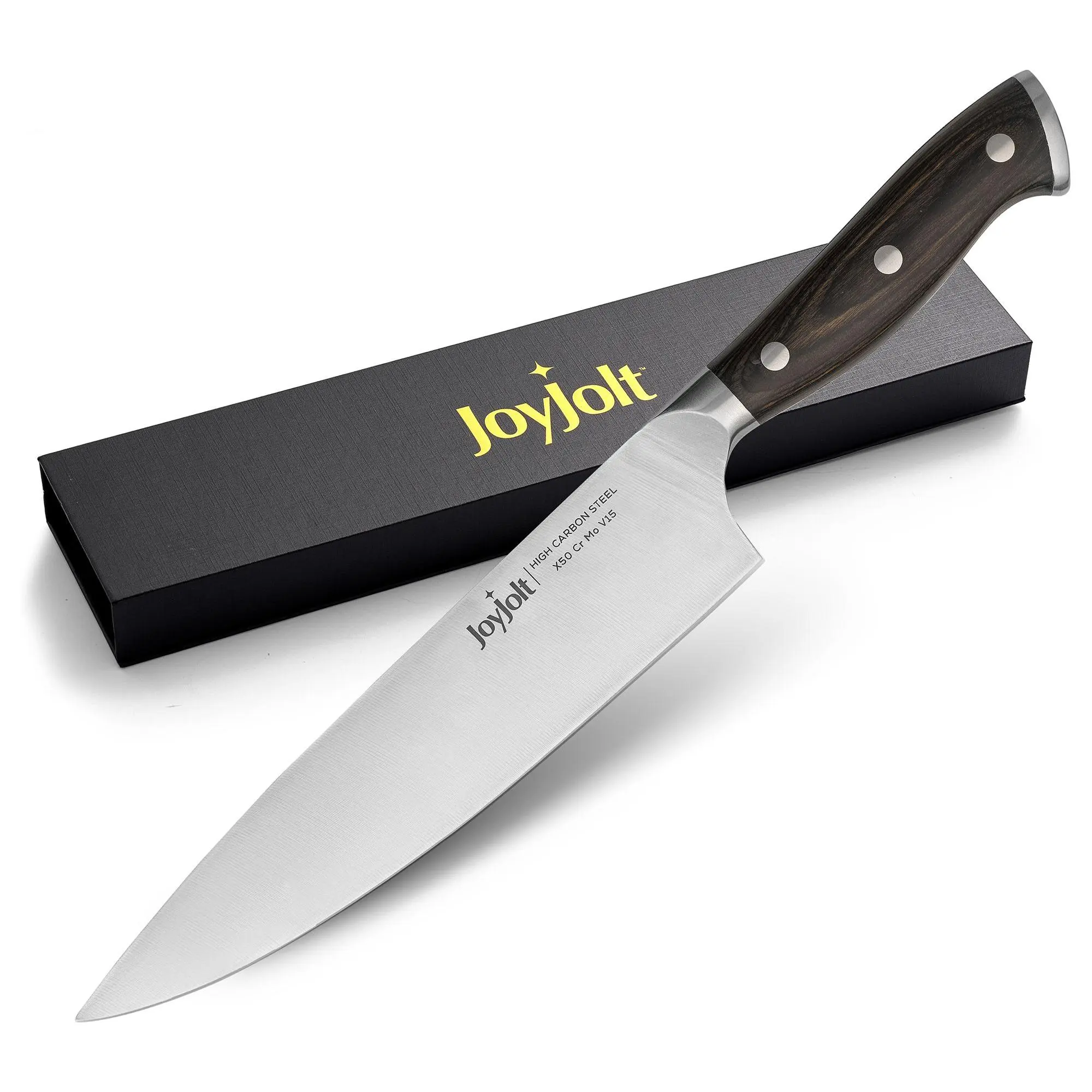 JoyJolt High Carbon Steel 8" Chef Knife