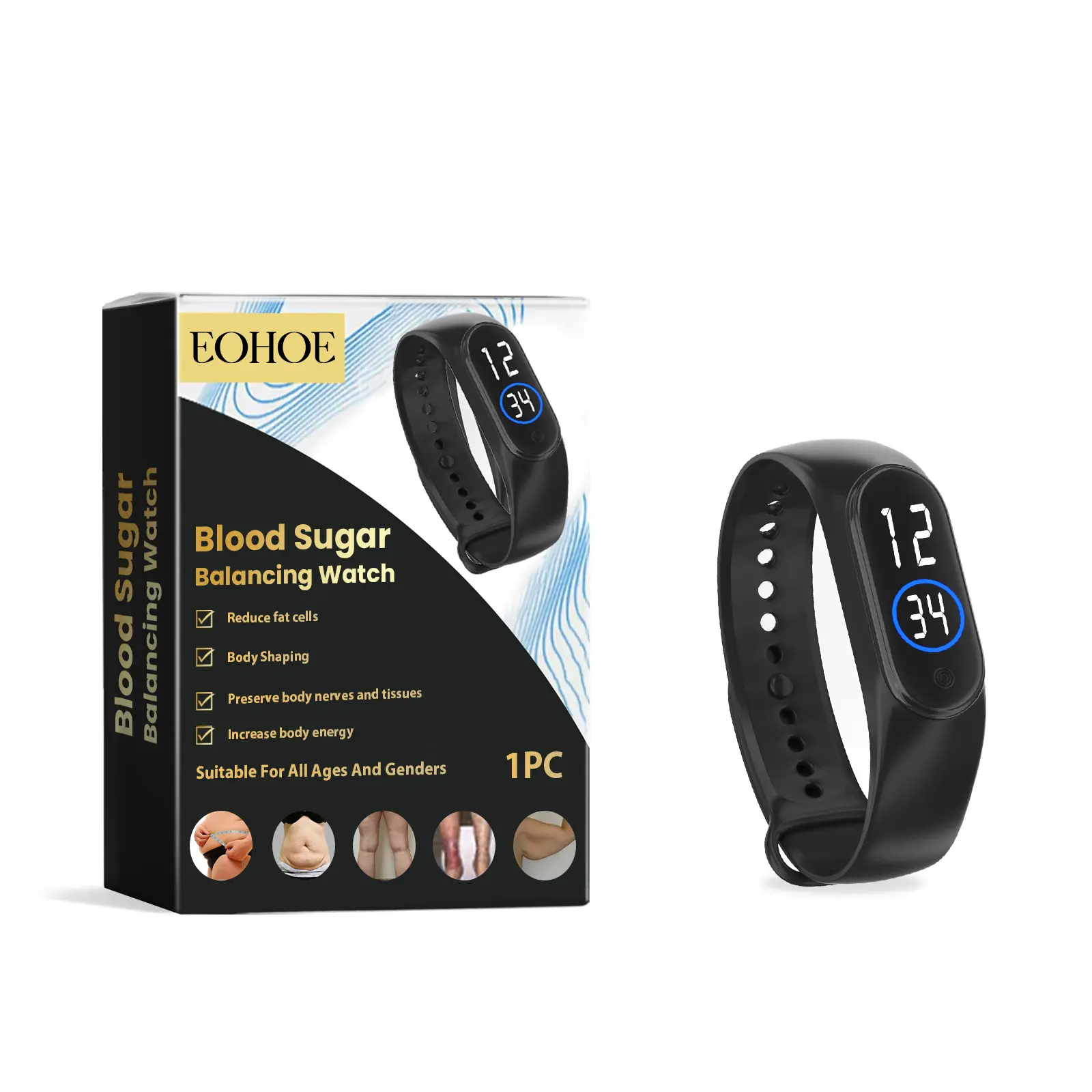 Sports Watch Outdoor Running Daily Portable Lightweight Increase Energy Management Body Sports Watch