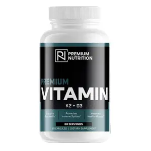 Vitamin K2 + D3 Capsules | Daily Vitamin K2 D3 Supplement