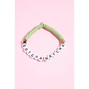 Gotcha Matcha Inspirational Beaded Bracelet