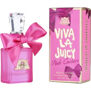 Juicy Couture Viva La Juicy Pink Couture Eau De Parfum (EDP) for Women, Fruity Floral Scent with Strawberry Jasmine, Refreshing Fragrance
