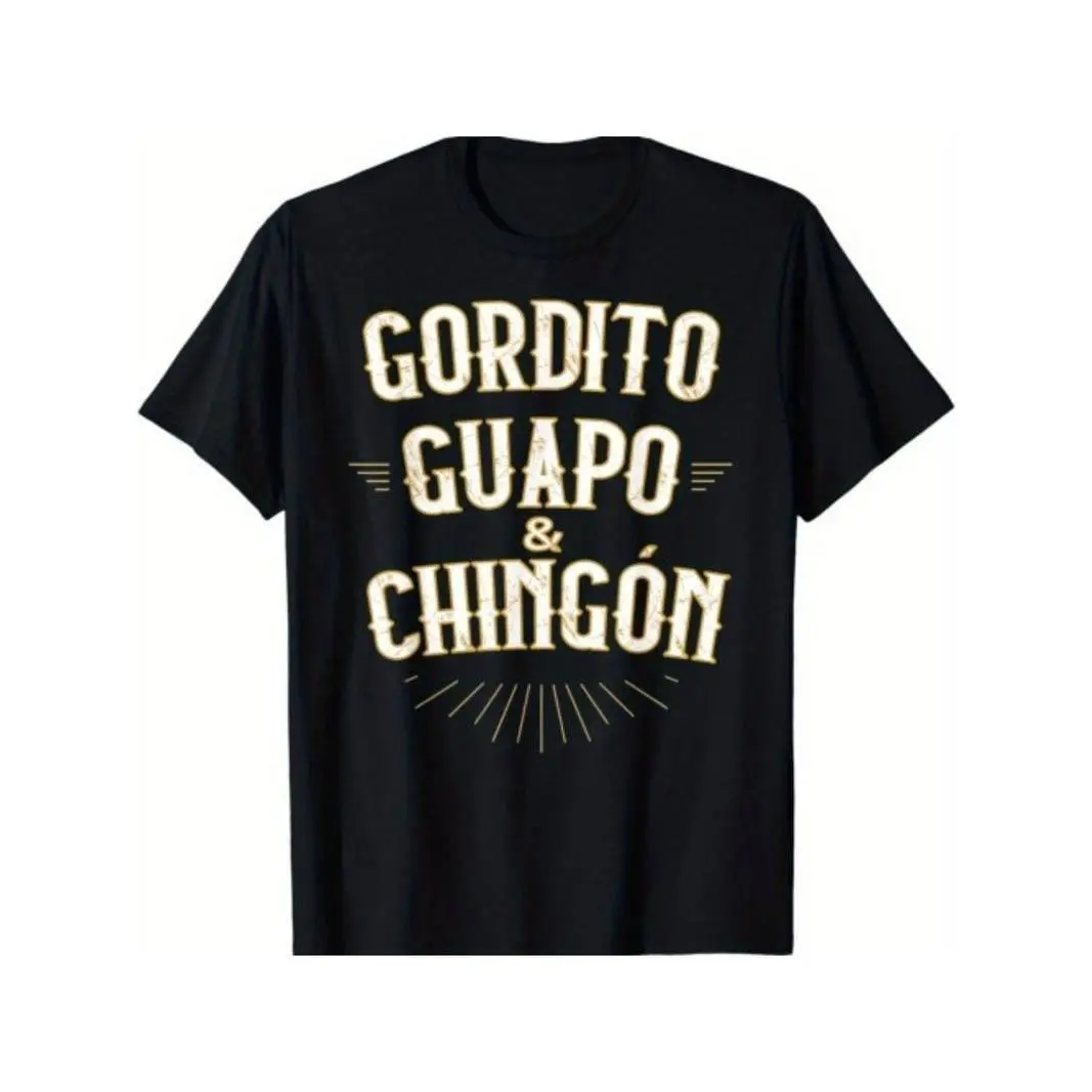 [100% Cotton] Summer T Shirts Chubby, Handsome And Awesome - Funny Mexican T-Shirt T-Shirt For Men And Women
