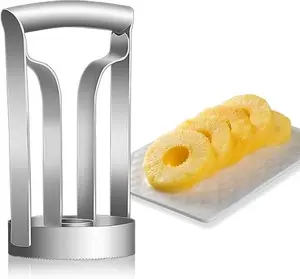 Pineapple Corer Large Stainless Steel Pineapple Corer Peeler Pineapple Cutter Fruit tool Easy Kitchen Tool