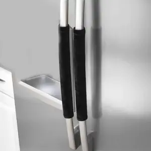 Microwave Oven Handle Cover, 1 Pair Washable Durable Anti-oil Door Handle Protector, Household Appliance Refrigerator Accessories for Home Kitchen