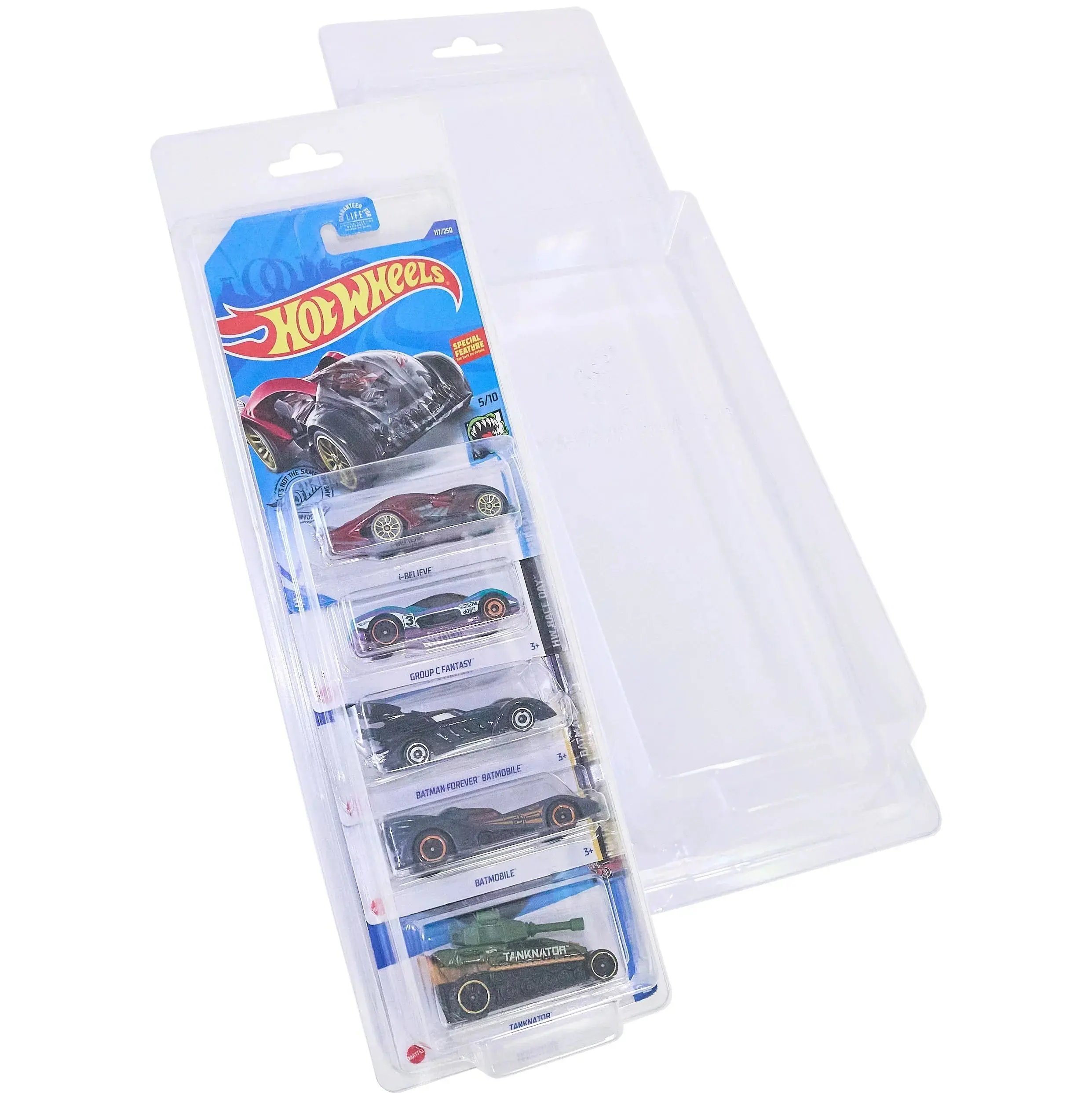 Hot Wheels 5-Pack Protector - For 5-Car Mainline Retail Sets