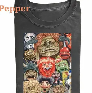 Vintage Labyrinth Movie Graphic Gildan Tee, Character T-Shirt, Muppets-Inspired Fantasy Shirt, Retro Streetwear, Unisex Menswear Womenswear
