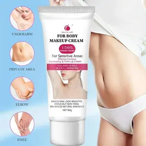 Snow White Brightening Cream, Body care, contains vitamin C, niacinamide, and Chamomile. Its hypoallergenic formula is designed for light beige areas such as the underarms and buttocks. Suitable for light beige skin types, helps to brighten and moisturize