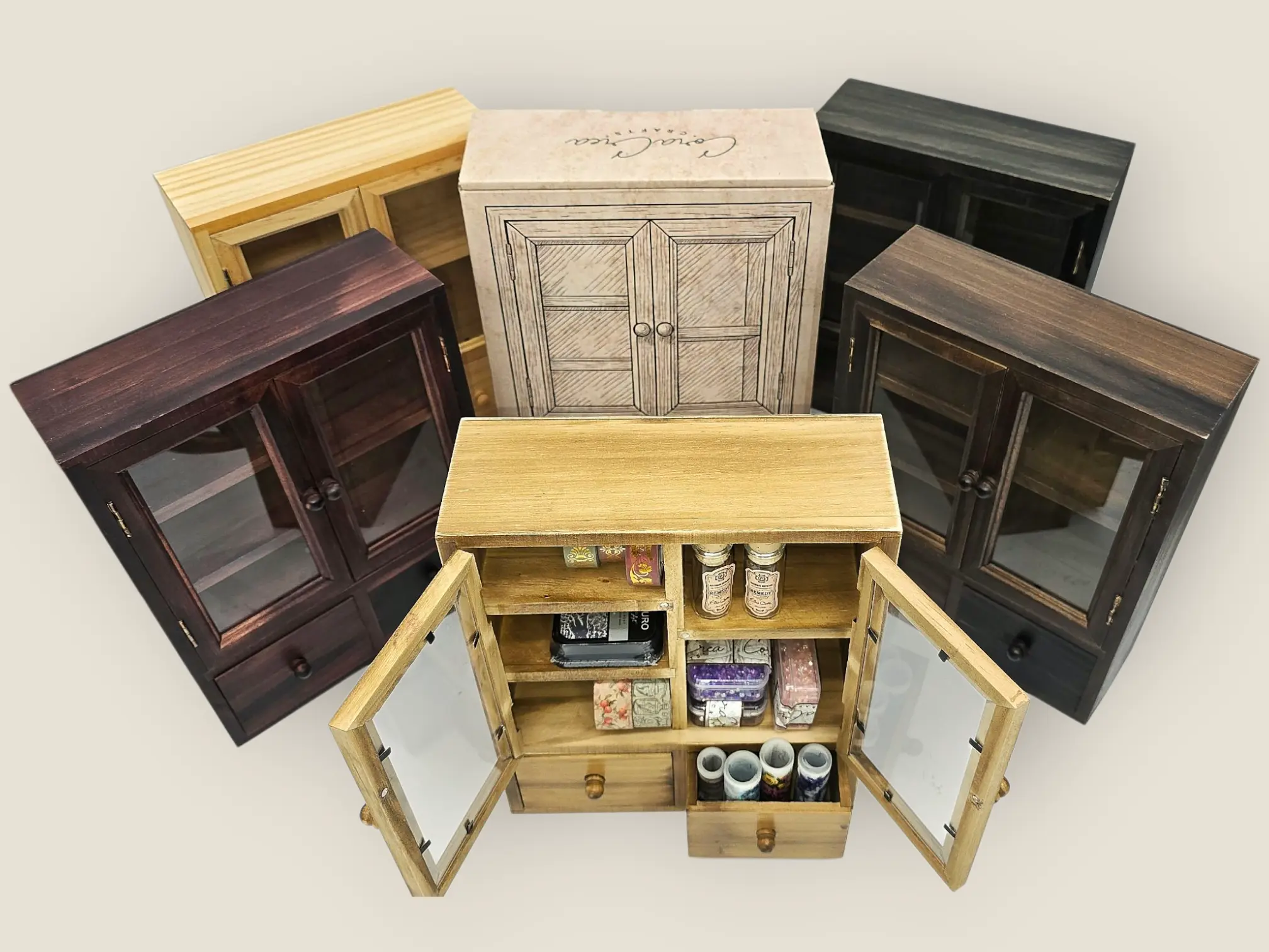 Mini Wooden Cabinet