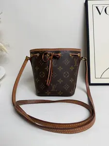 Pre-owned Louis Vuitton Monogram Nano Noé Bucket Bag TTC0114