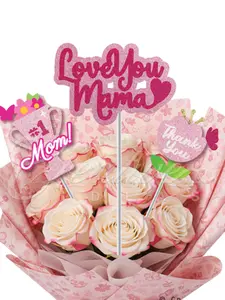 Mother's Day Decorative Sticks- Cake Toppers or Bouquets Decor