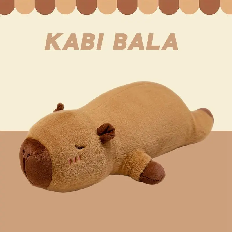 Adorable Capybara Pillow |           Memory Foam, Soft Lightweight Portable, Cute Gift for Girls; Super Anxiety Relief Stuffed Toy with Lights & Music, Lovely Animal Baby Plush for Memorable Moments