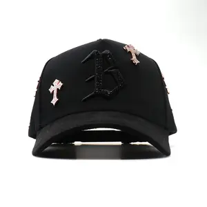 Barbas Hats Supreme Crown Premium Black Snapback Cap Bold Structured Crown Elite Detailing Luxury Streetwear Unisex Adjustable Fit Urban Statement Style