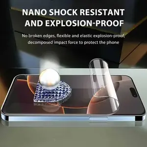 1-4Pcs Hydrogel Film For iPhone 17 Pro Max 16 11 12 13 14 15 Pro Max Mini XR XS Max 16e 7 8 Plus SE 2022 2020 Screen Protector