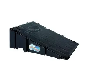 Landwave Single Ramp - Easy Assembly Skateboard Ramp for BMX Bikes & RC Cars - Made in USA - No Tools Required - Customizable Height Width Length