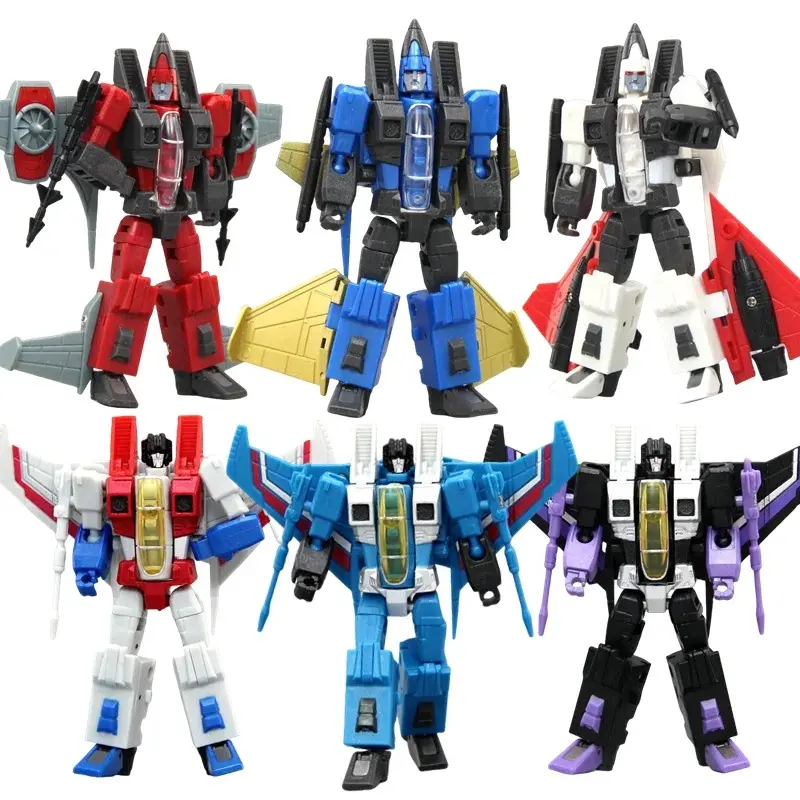 Transformation Robot Starscream Skywarp Thundercracker Ramjet Dirge Thrust Action Figure Action Characters Deformation Toys