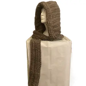 Women's Open Ended Hoodie Scarf in Soft Fabric
