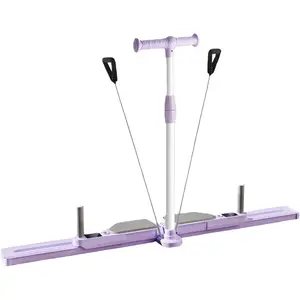 New Upgraded Lavender Purple Daily Exercise 6in1 Rebound Resistance Rope Home Ski Machine Ab Board No Installation Quick Storage