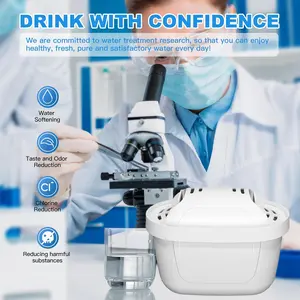 Water Filter Cartridges Replacement for Brita Marella Jug Water Filter, Filter Cartridges Compatible with Brita Maxtra+ Plus