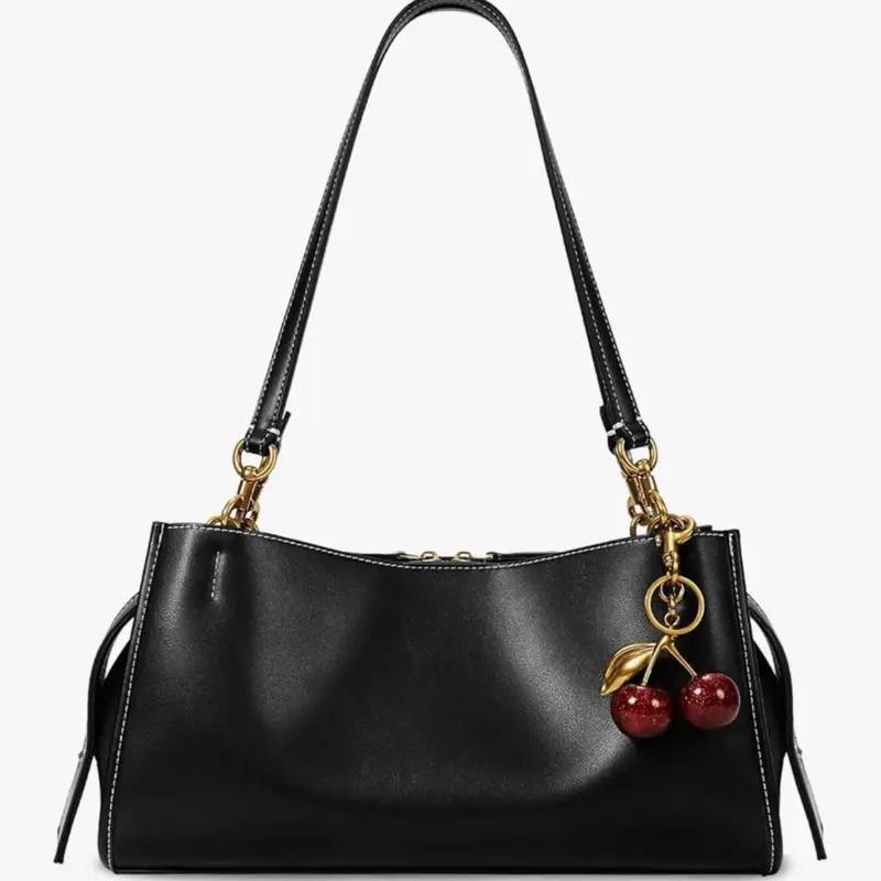 Aesthetic Shoulder Handbag for Women, Sleek Coffee Brown Crossbody Bag for Daily Use and a Chic, Sleek Look, Daily Shoulder Bag, Everyday Use, Casual, Elegant, Everyday Bag, Crossbody Strap