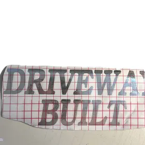 Driveway built  decal sticker decal sticker