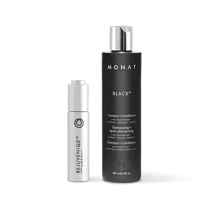 MONAT Rejuveniqe Oil & Black Shampoo + Conditioner - 2-in-1 Formula