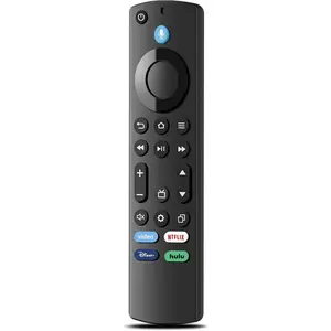 Replacement TV Remote for Fire Stick (4K Max, 4K, HD), Firestick 3rd Gen, TV Cube and Insignia, Toshiba Smart TVs with Voice Control-USA