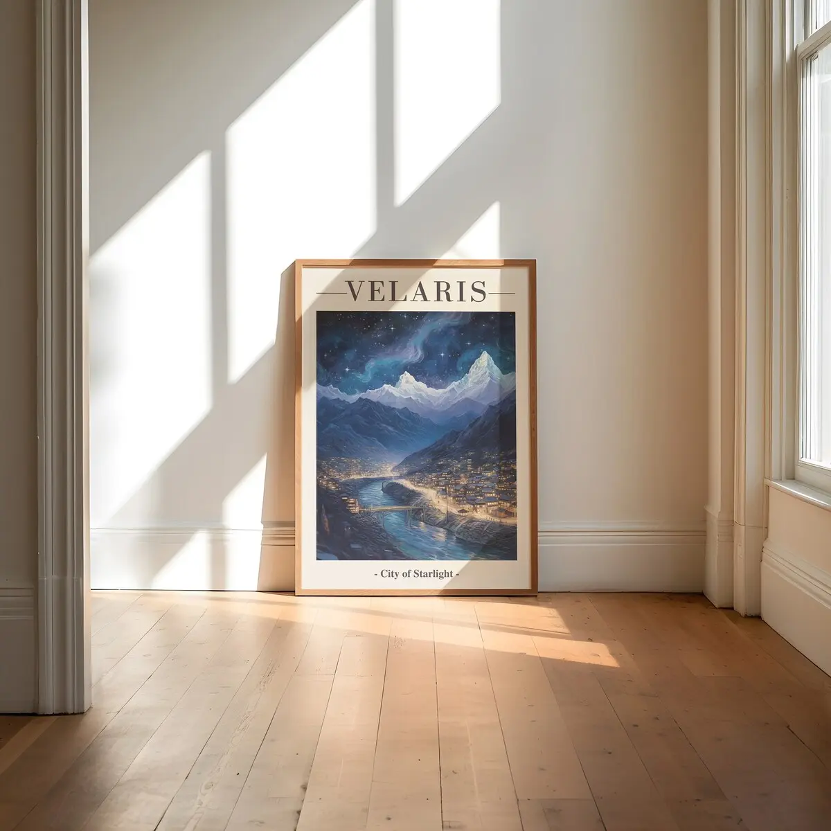 Velaris City of Starlight Poster | Velaris ACOTAR Print| Night Court Wall Art Sarah J Maas inspired,| Bookish Gifts ACOTAR